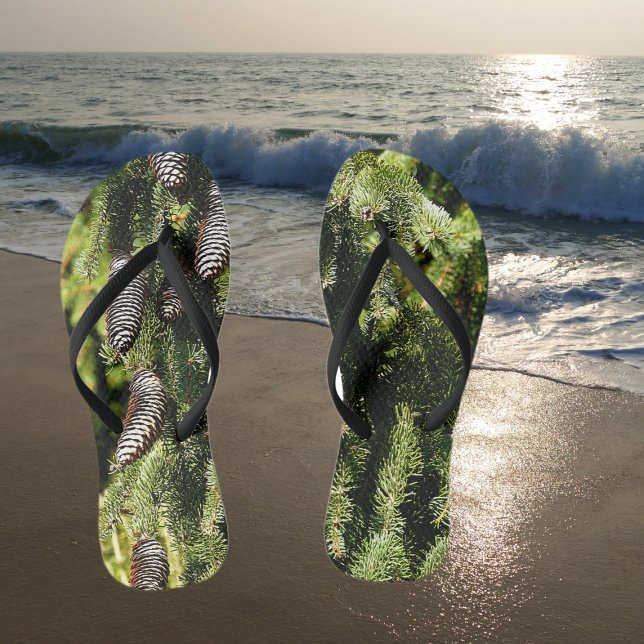 Pinecones Flip Flops (Creator Uploaded)