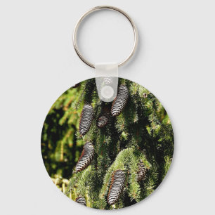 Pinecones Key Ring