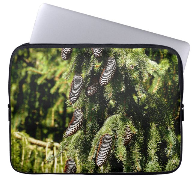 Pinecones Laptop Sleeve (Front)