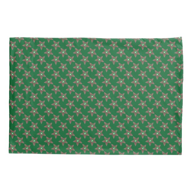 Pinecones stars pillowcase (Back)