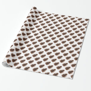 Pinecones Wrapping Paper