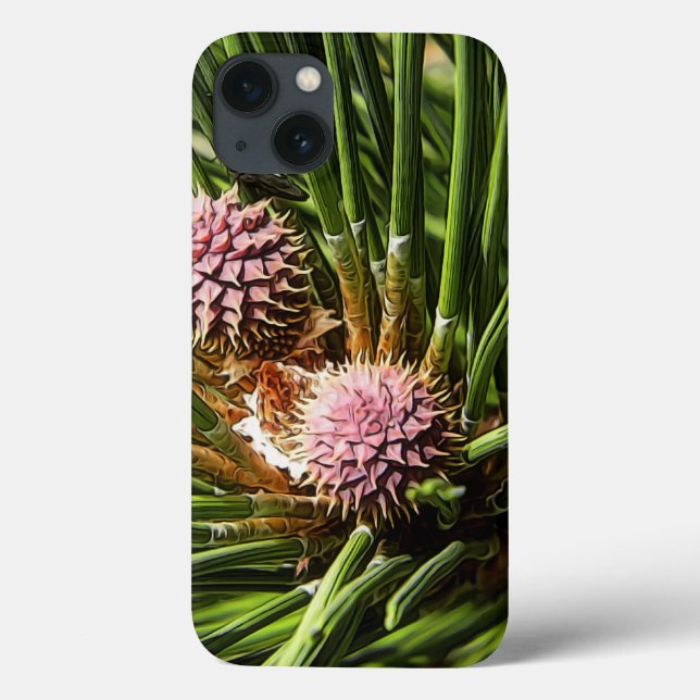 Pineflower Case-Mate iPhone Case (Back)