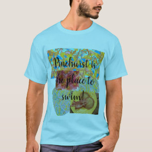 Pinehurst is the place to swim,abstract art,pancak T-Shirt