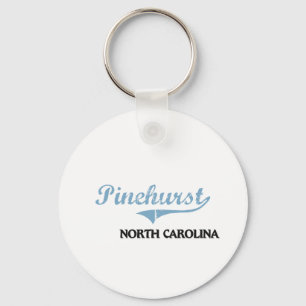 Pinehurst North Carolina City Classic Key Ring