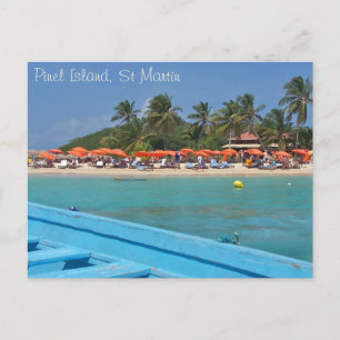 Pinel Island St Martin SXM Postcard