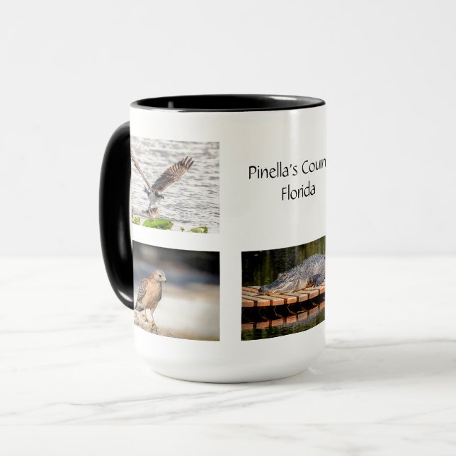 Pinella's County Florida Wildlife Mug (Front Left)