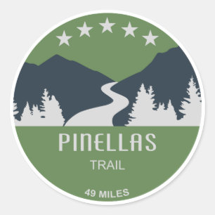Pinellas Trail Classic Round Sticker