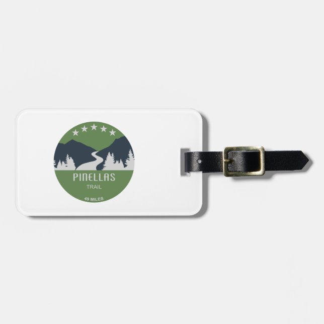 Pinellas Trail Luggage Tag (Front Horizontal)