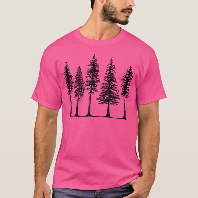Pines Baseball  Sleeve T-Shirt (Front)