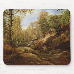 Pines & Birch Trees or The Forest of Mouse Mat