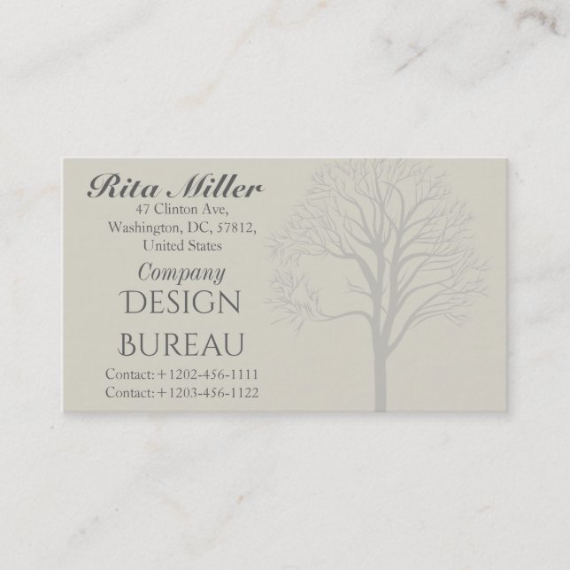 Pines Business Card (Front)