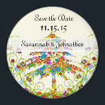 Pines Flower Tree Wedding Magnet<br><div class="desc">see more Whimsical Tree Invitations- Tree Wedding Invitations for the Activists Nature Lover - -see more whimsical tree invitations Red Love Tree with Birds 5 x 7 Wedding Invitation With Swirls and Hearts - See More Whimsical Trees by Sandra- Green Swirl Love Tree Wedding Invitation with Leaves -If you would...</div>