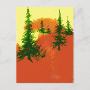 "Pines in the Ridge #3" Country Roads Postcard