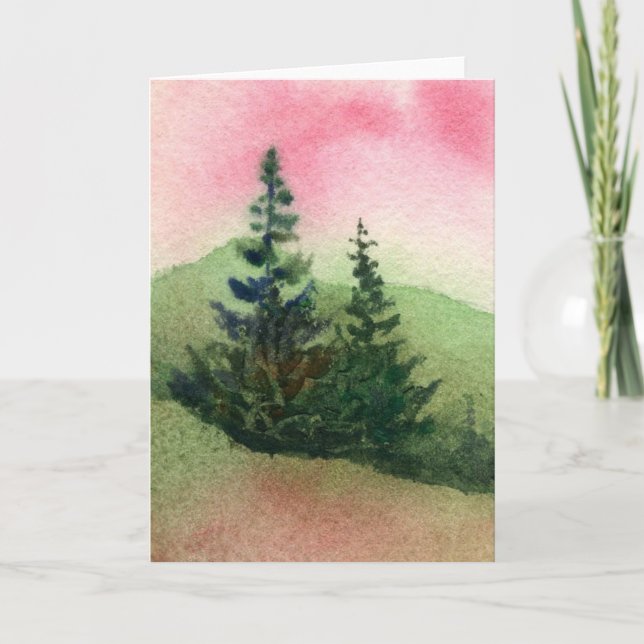 Pinescape Greeting Card (Front)