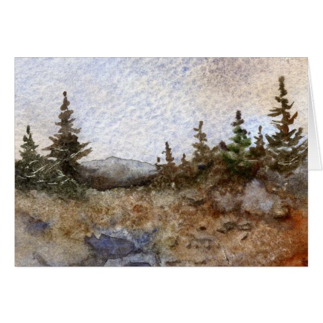 Pinescape Greeting Card (Front Horizontal)