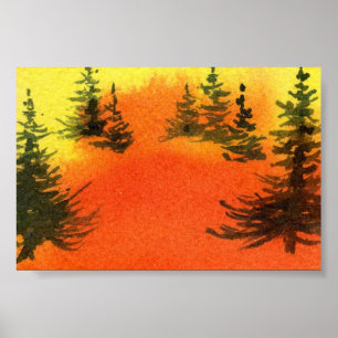 Pinescape Mini-Poster Poster