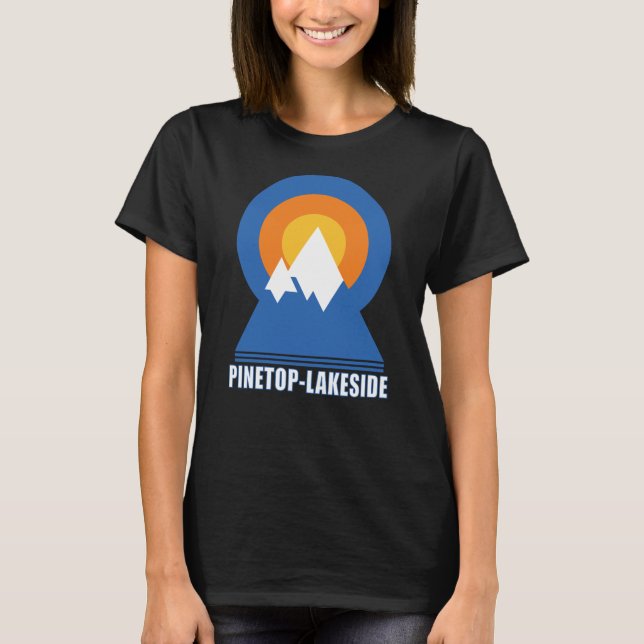 Pinetop Lakeside Hike Sunset T-Shirt (Front)