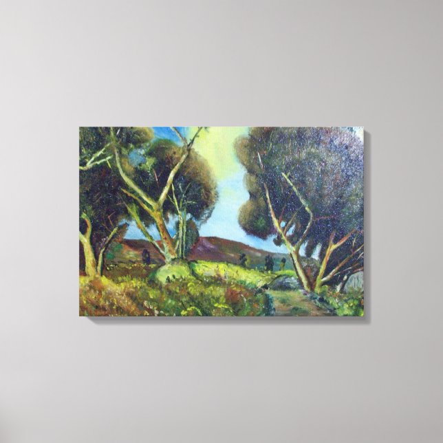 PINEWOOD IN TUSCANY CANVAS PRINT (Front)