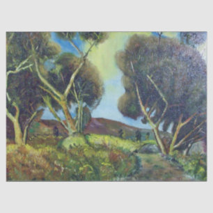 PINEWOOD IN TUSCANY LANDSCAPE TISSUE PAPER