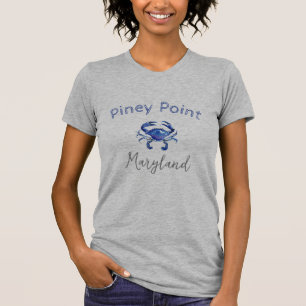 Piney Point blue crab. T-Shirt