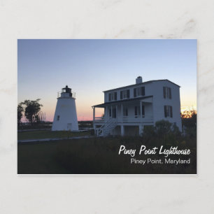 Piney Point Lighthouse Postcard