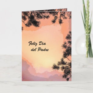 Piney Sunset Dia del Padre Card