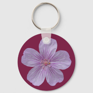 Pineywoods Geranium #1 Key Ring