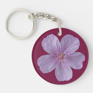 Pineywoods Geranium #1 Key Ring