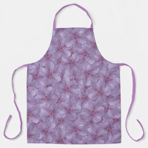 Pineywoods Geranium Seamless Pattern Apron
