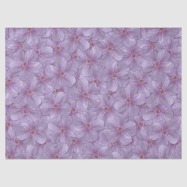 Pineywoods Geranium Seamless Pattern Tissue Paper (Front)