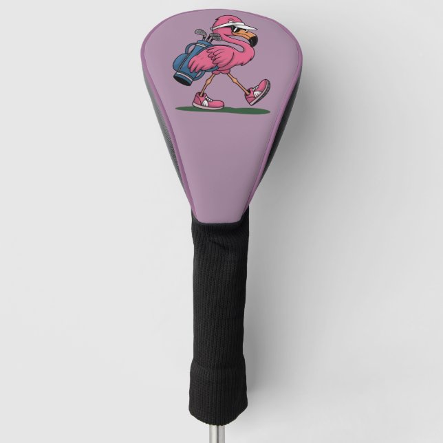 Ping Flamingo Golf Sunglasses Golf Lover  Golf Head Cover (Front)