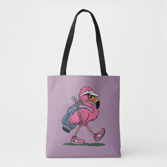 Ping Flamingo Golf Sunglasses Golf Lover  Tote Bag (Front)