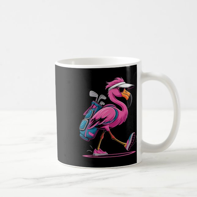 Ping Flamingo Golf Sungles Woman Ladies Men Golf L Coffee Mug (Right)