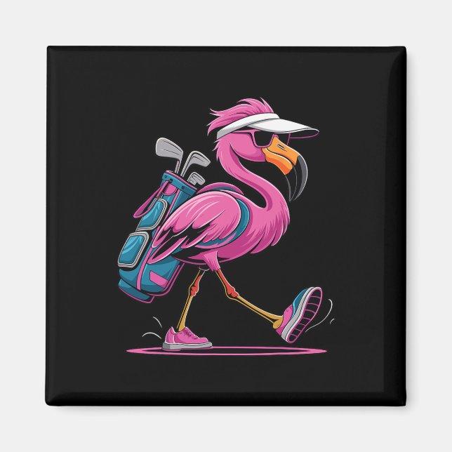 Ping Flamingo Golf Sungles Woman Ladies Men Golf L Magnet (Front)