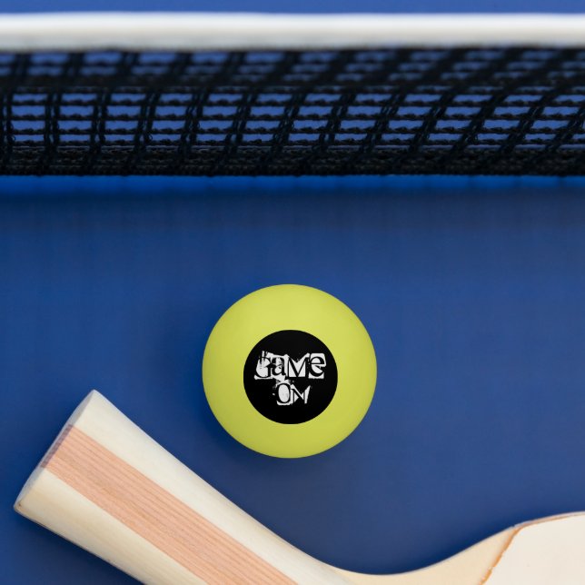 Ping Pong Ball-Game On Ball (Table)