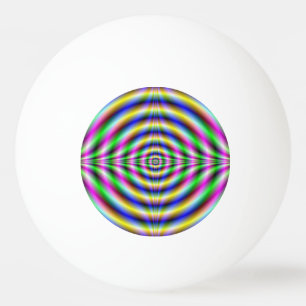 Ping Pong Ball   Psychedelic Neon Eye