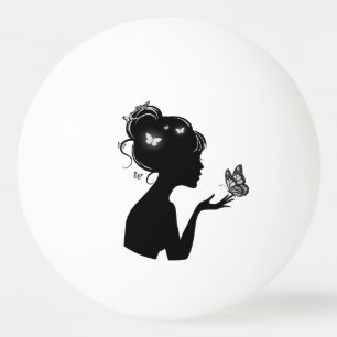 Ping Pong Ball The White Butterfly Woman