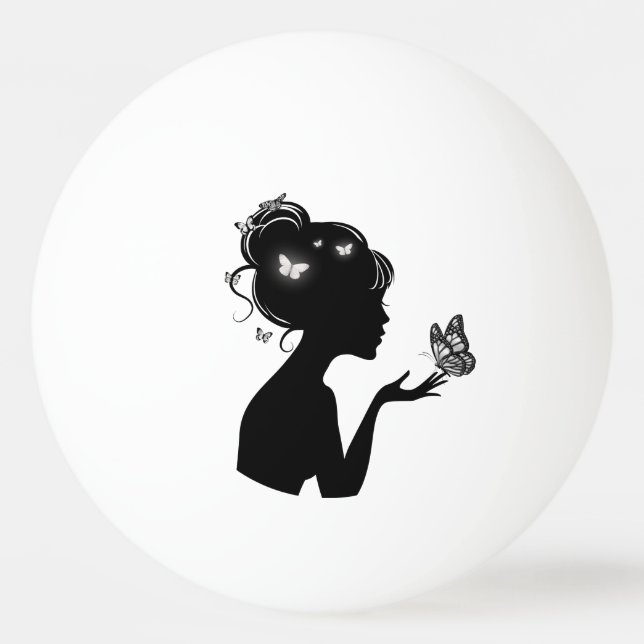 Ping Pong Ball The White Butterfly Woman (Back)
