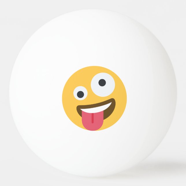 Ping Pong Ball with a funny view. (Front)