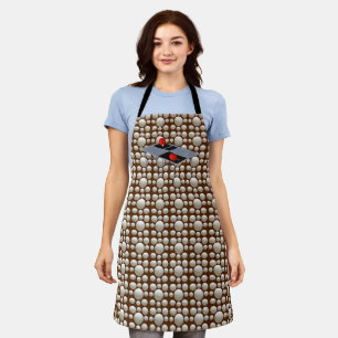 Ping Pong Balls, Full Print Apron