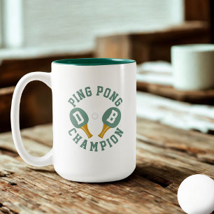 Ping Pong Champion Custom Coffee Mug