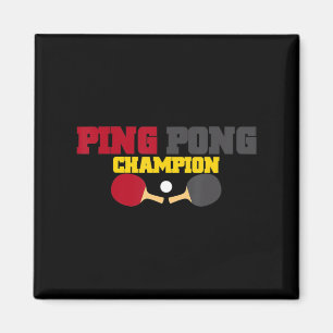 Ping Pong Champion Fun Cute Table Tennis Gift  Magnet