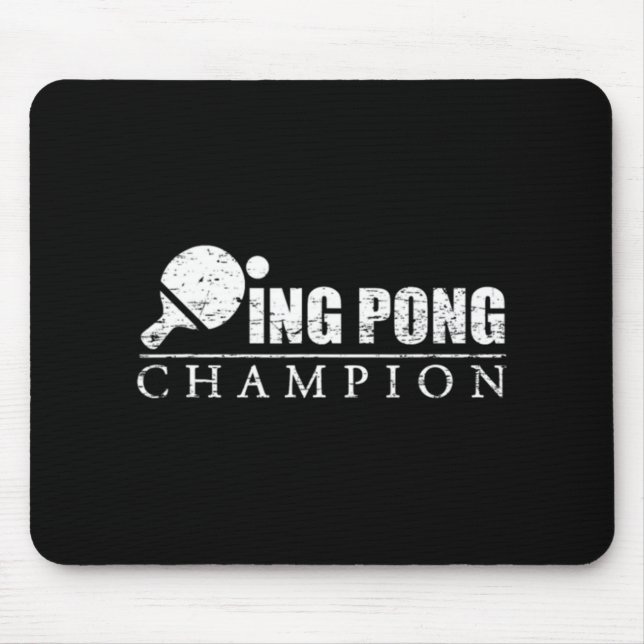 Ping Pong Champion  Mouse Mat (Front)