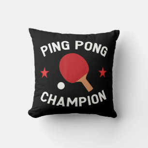 Ping Pong Champion Table Tennis Lover Gift   Cushion