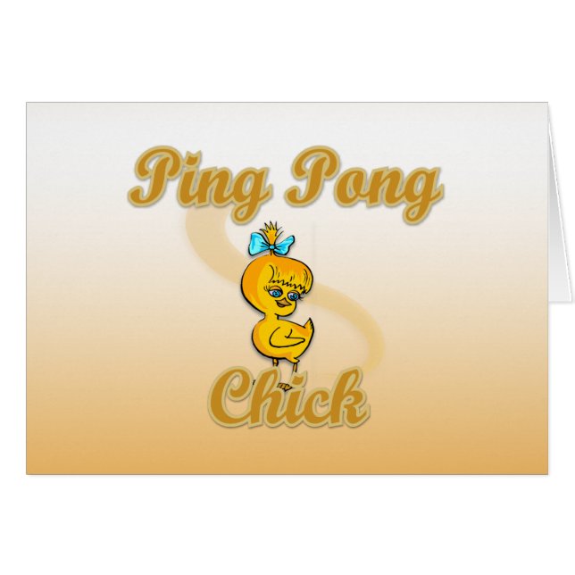 Ping Pong Chick (Front Horizontal)