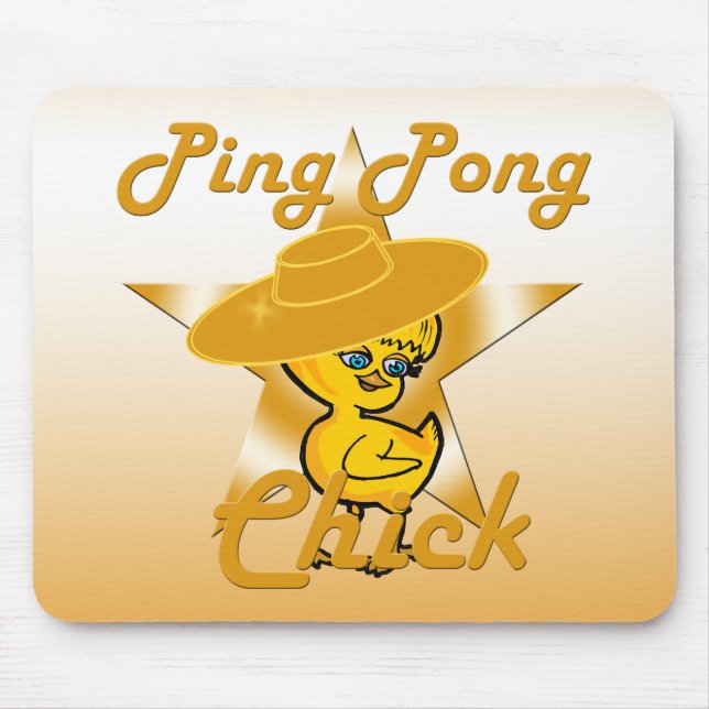 Ping Pong Chick #10 Mouse Mat (Front)