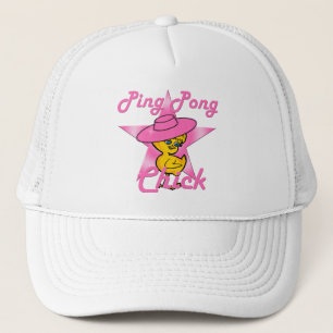Ping Pong Chick #8 Trucker Hat