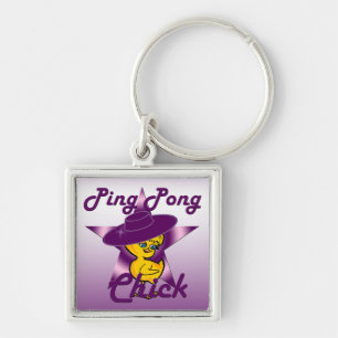 Ping Pong Chick #9 Key Ring