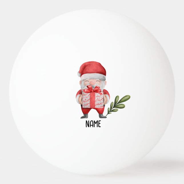 Ping pong Christmas  Santa Claus  Ball (Front)
