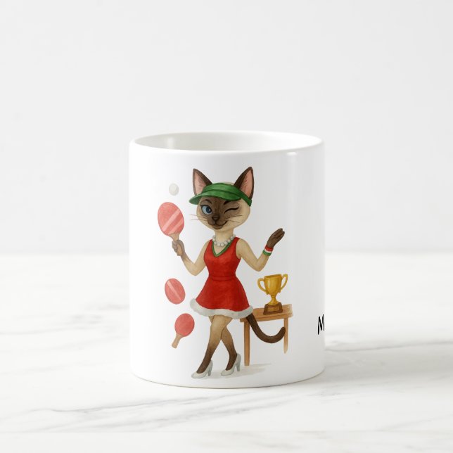 Ping Pong Christmas themed  Coffee Mug (Center)